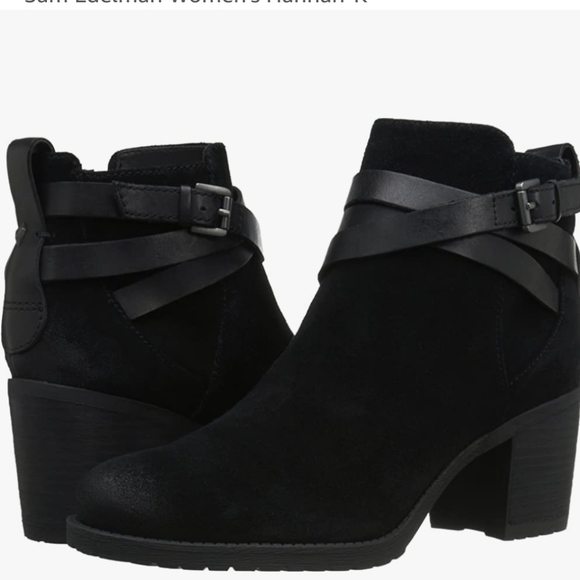 Sam Edelman Suede Leather Booties - Picture 1 of 5